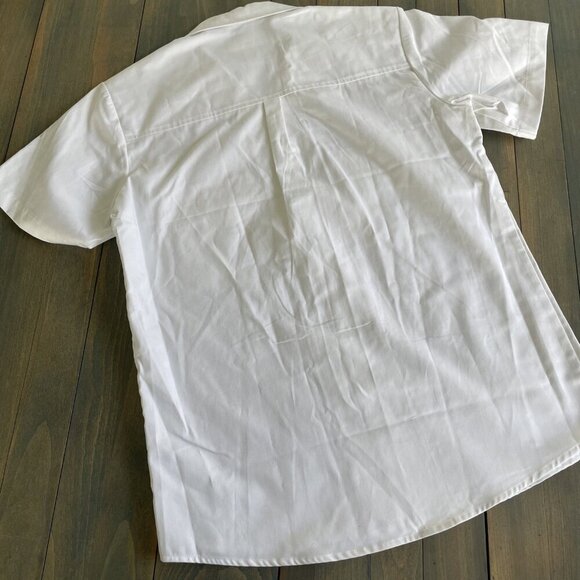 Disney Worldwide Services Cast Member White Button Short Sleeve Mens Large (N8) - Picture 6 of 9